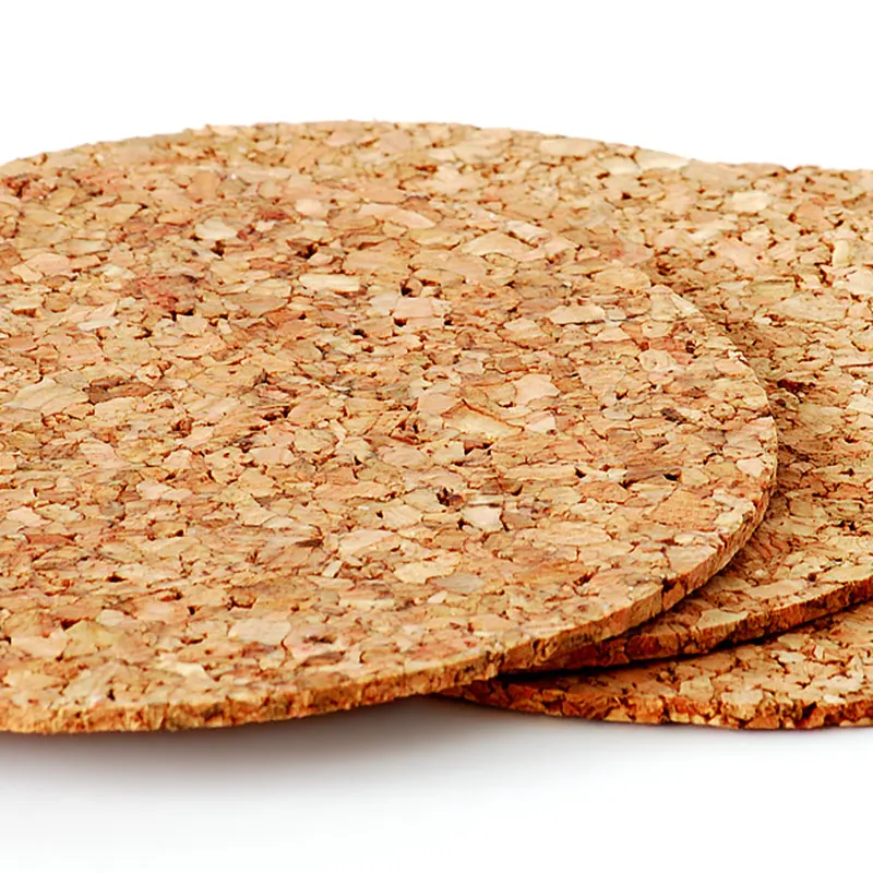 Cork Coasters, Set of Six