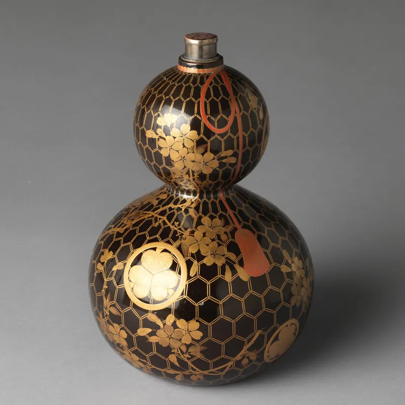 Kiyomizu Sake Set, Maple Leaves