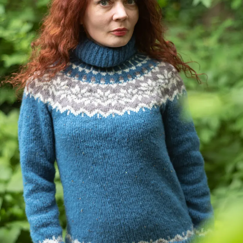 Lopapeysa, the sweater Iceland knits in the round